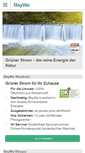 Mobile Screenshot of baywa-oekoenergie.de